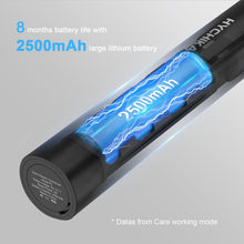 HYCHIKA Sonic Electric Toothbrush for Adults, Rechargeable with 8 Replacement Heads, 3 Brushing Modes, 2-Minute Timer, IPX7 Waterproof & USB-C Charging, Black
