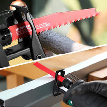 HYCHIKA 32-Piece Reciprocating Saw Blade Set, HCS & Bi-Metal Blades for Fast Cutting Wood, Metal, Plastic & Plasterboard, with Storage Case