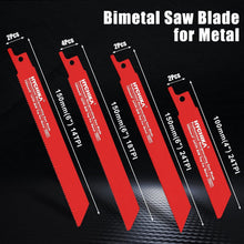 HYCHIKA 32-Piece Reciprocating Saw Blade Set, HCS & Bi-Metal Blades for Fast Cutting Wood, Metal, Plastic & Plasterboard, with Storage Case