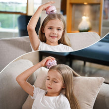 SHINLEA 2-in-1 Silicone Scalp Massager & Shampoo Brush, Double-Sided Hair & Scalp Brush for Wet & Dry Use, Flexible Manual Head Massager – Pink