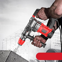 HYCHIKA 900W SDS Plus Rotary Hammer Drill, Corded Hammer Drill & Chisel with Safety Clutch for Concrete, Masonry, Brick & Demolition