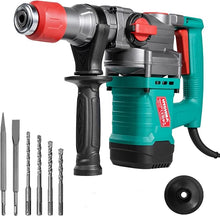 HYCHIKA 900W SDS Plus Rotary Hammer Drill, Corded Hammer Drill & Chisel with Safety Clutch for Concrete, Masonry, Brick & Demolition